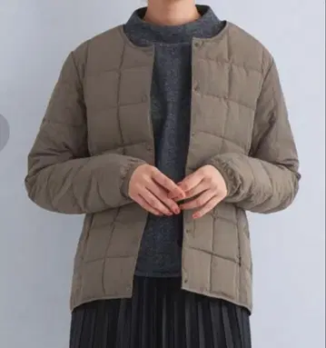 별주 TAION 버튼 숏 다운 모카