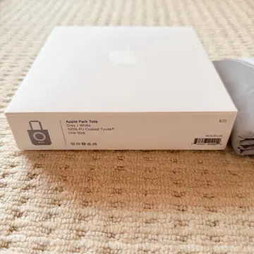 미사용) Apple Park 토트 에코백 그레이 공식 굿즈