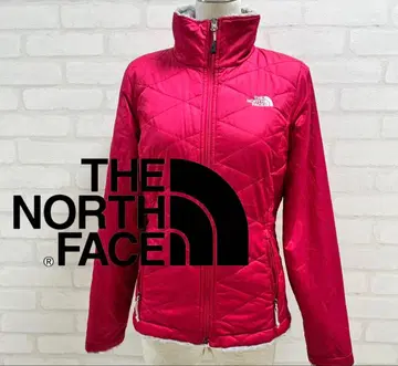 새상품급 THE NORTH FACE 빨간색 퀼팅 자켓 안감 보아