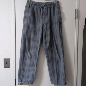 thisisneverthat 이지 팬츠 스트라이프 자카드 코튼