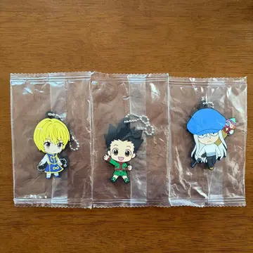 HUNTER x HUNTER 캡슐 러버 마스코트 키링 참