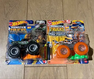 핫휠 몬스터 트럭 스네이크 바이트 타이거 샤크 세트