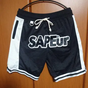 SAPEur 사풀 하프 팬츠 바스켓 팬츠 XL