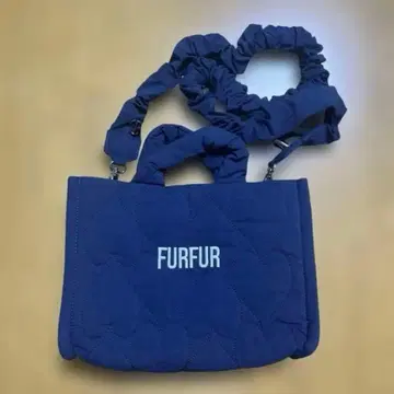 FURFUR 네이비 숄더백