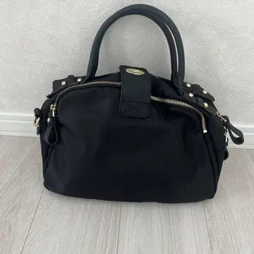 HAYNI 블랙 나일론 숄더백