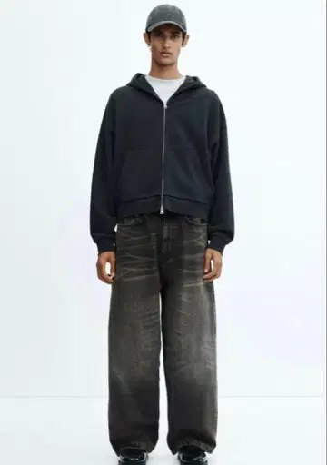 H&M 슈퍼 배기 데님 W29/30