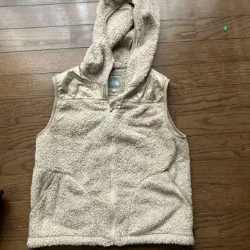 THE NORTH FACE 후드 부착 베스트 베이지