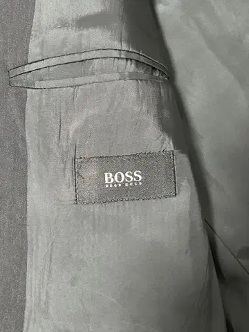BOSS 비즈니스 정장 차콜 그레이