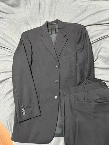 BOSS 비즈니스 정장 차콜 그레이