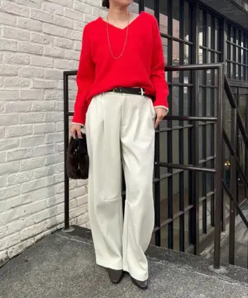 제나 에스파스 멜베유 소프트 터치 V 니트