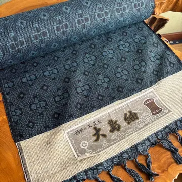 [ 정가 16만엔 ] 오시마 명주 실크 100퍼센트 옷감 미사용 새상품