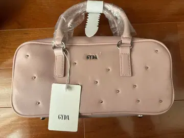 GYDA 스터드 장식 핑크 핸드백