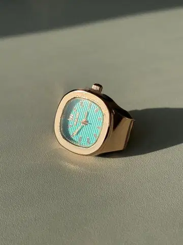 Bozhirings NAUTILUS RING / ROSE BLUE