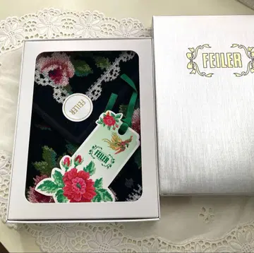 FEILER 마이 줄리엣 대형 손수건 블랙 박스 포함