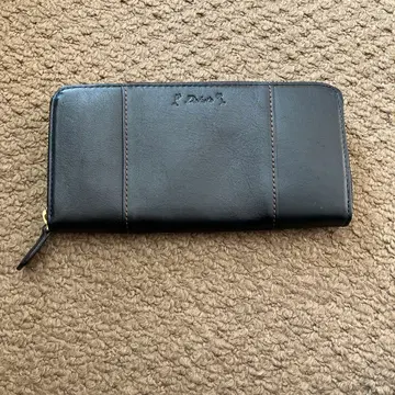 Dakota 블랙 가죽 장지갑