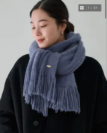 crewre 모이스트 터치 볼륨 스톨 블루