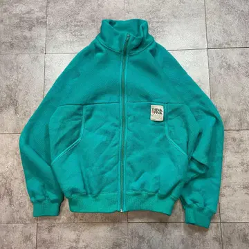 90s 이탈리아제 think pink 니트 자켓 블루종 속기모