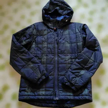 컬럼비아 충전솜 집업 자켓 체크 M