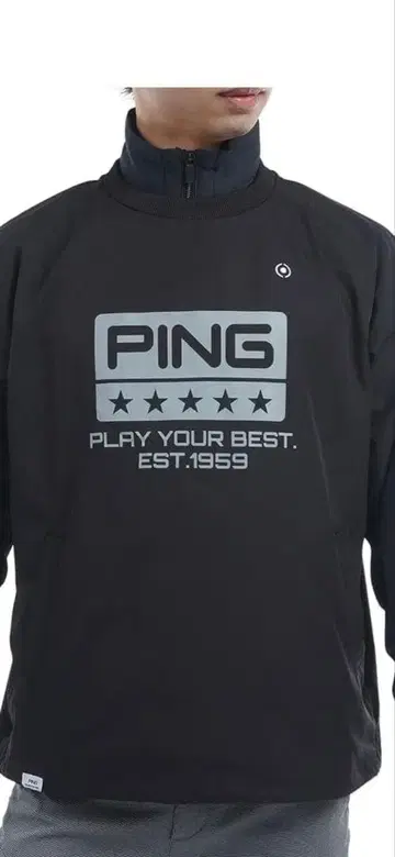 PING 새상품 트윈 레이어드 세트 M 가을/겨울 블랙