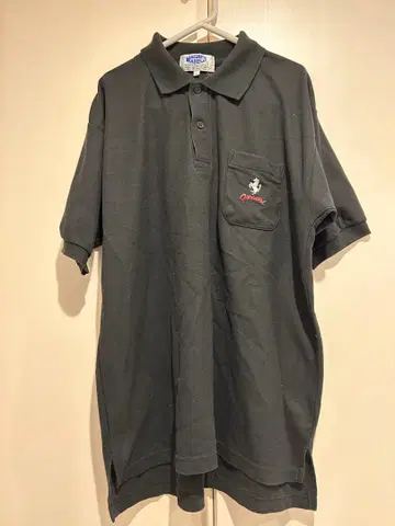 레어 페라리 Ferrari 피케 셔츠 LL 사이즈 블랙