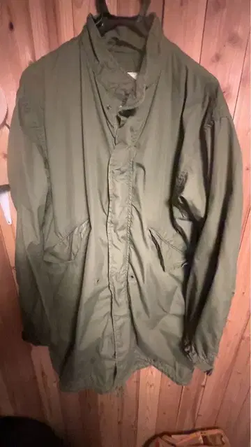 빈티지 오리지널 ALPHA 모즈 코트 SCOVILL ZIP XS