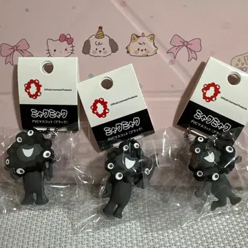 블랙 미야쿠미야쿠 PVC 마스코트 ABC 3개 세트