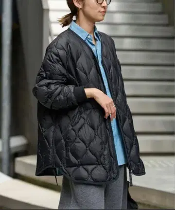 FRAMeWORK TAION 별주 후드 비브스 포함 블루종