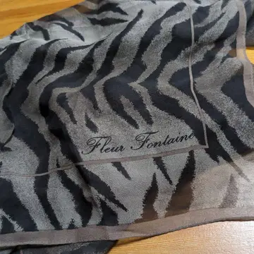 풀르 퐁텐 Flour Fontaine 스카프 레오파드 무늬 그레이
