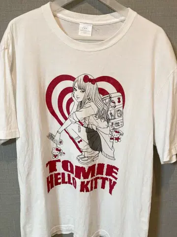 헬로키티 갸루 토미에 T셔츠