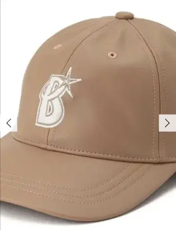 요코하마 DeNA 베이스타즈/인조 가죽 캡/B 심볼/베이지