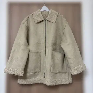 로리즈팜 리버서블 보아 ZIP 블루종