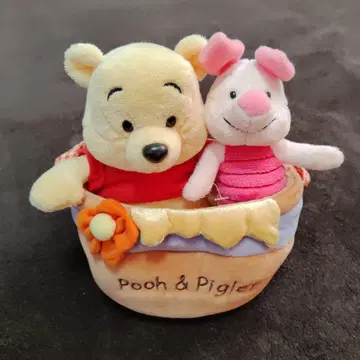 Disney 푸&피글렛 봉제 인형 택 포함 레어