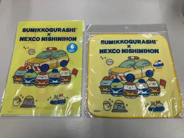스미코구라시 x NEXCO 서일본 미니 타월 클리어 파일 세트