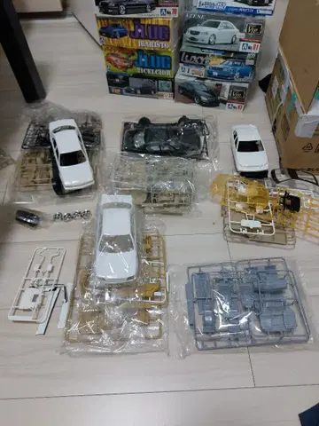 프라모델 아오시마 타이어 휠 자동차