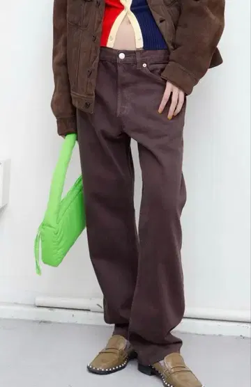 Levis 501 브라운 데님