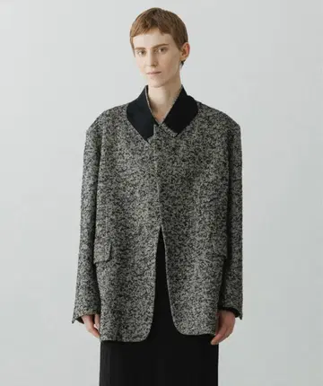 EMOELLE 오버 사이즈 싱글 자켓