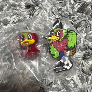 파지아노 오카야마 메지루시 액세서리 러버 마스코트 2점 세트