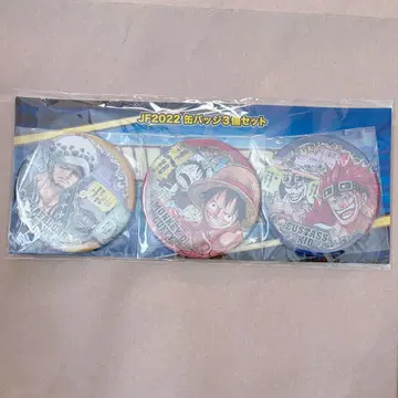 원피스 JF2022 점페스 캔뱃지 3개 세트