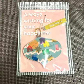 아라시 오너먼트형 키링 happy holiday! 아크릴 굿즈