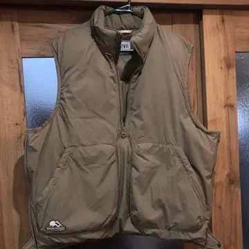 ZARA 베이지 다운 베스트 XL