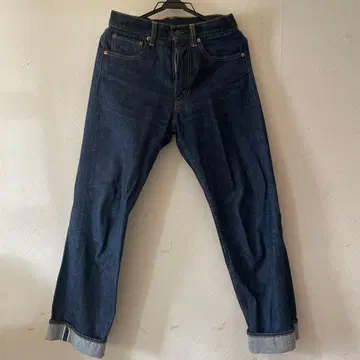 TCB 청바지 28 다크 네이비 스트레이트 데님