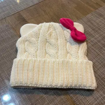 [ USJ 한정판 ] 키티 니트 모자