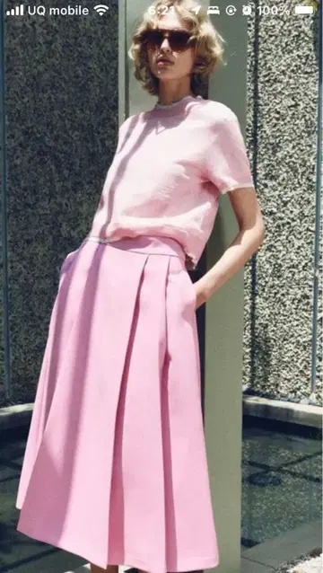 ZARA 콘트라 린넨 블렌드 상의 택 포함