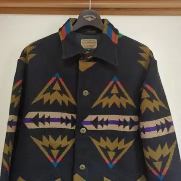 펜들턴 기하학 패턴 웨스턴 코트