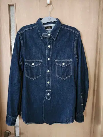 [ 새상품급 & 다크 네이비 ] FREEWHEELERS 데님 워크 셔츠