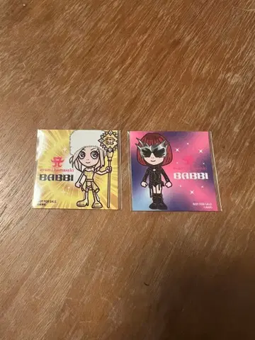 하마사키 아유미 BABBI 스티커 2장