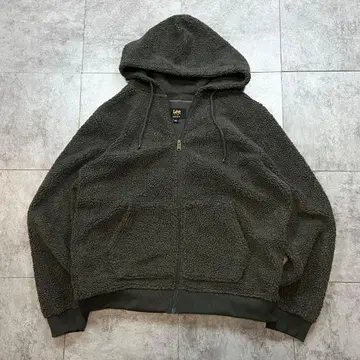 리 후디 플리스 집업 자켓 후드티