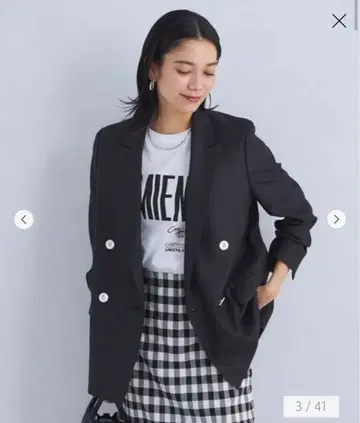 그린 라벨 릴랙싱 린넨라이크 더블 자켓