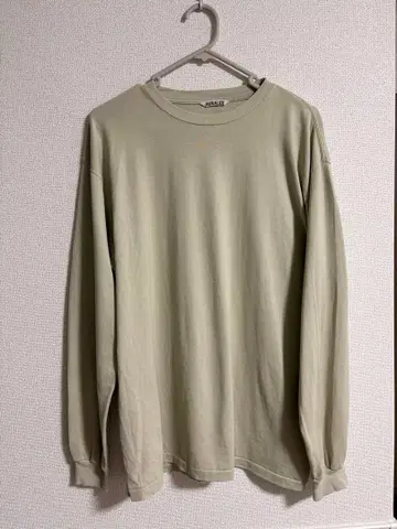 AURALEE LUSTER PLAITING TEE 긴팔 티셔츠