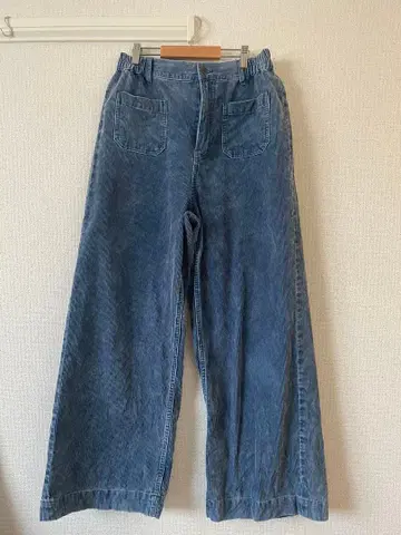 코듀로이 포켓 와이드 팬츠 니코앤드 niko and -